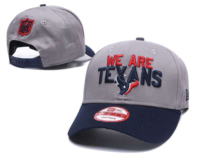 Texans We Are Texans Gray Peaked Adjustable Hat GS,We sell and wholesale Texans We Are Texans Gray Peaked Adjustable Hat GS on line form chian!